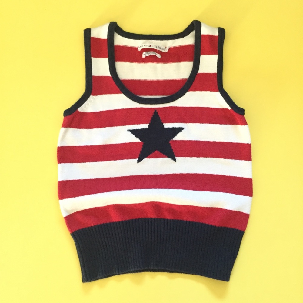Vintage Tommy Hilfiger sweater vest - medium